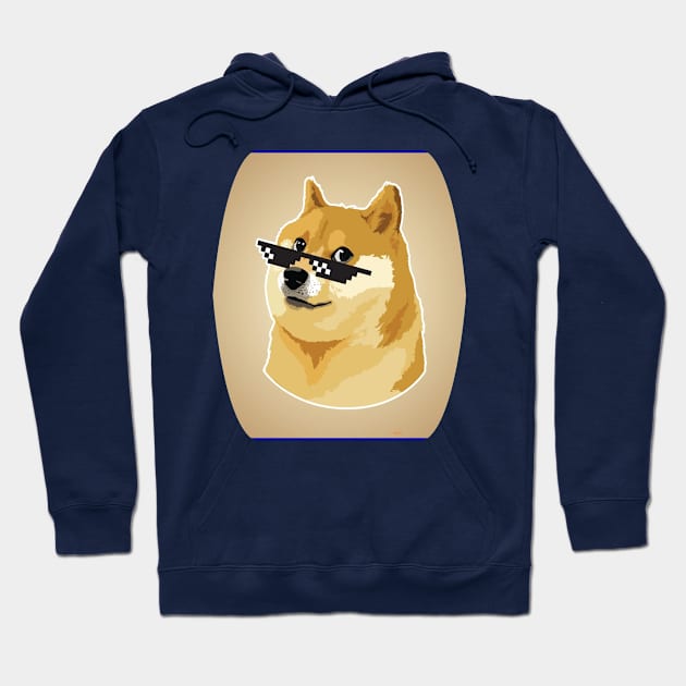 dog meme Hoodie by Lebihanto